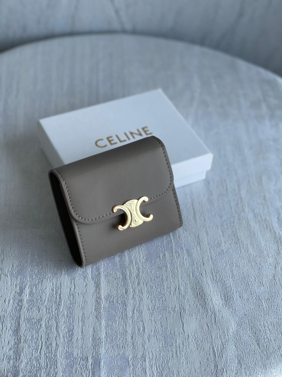 Celine Triomphe Small Flap Wallet