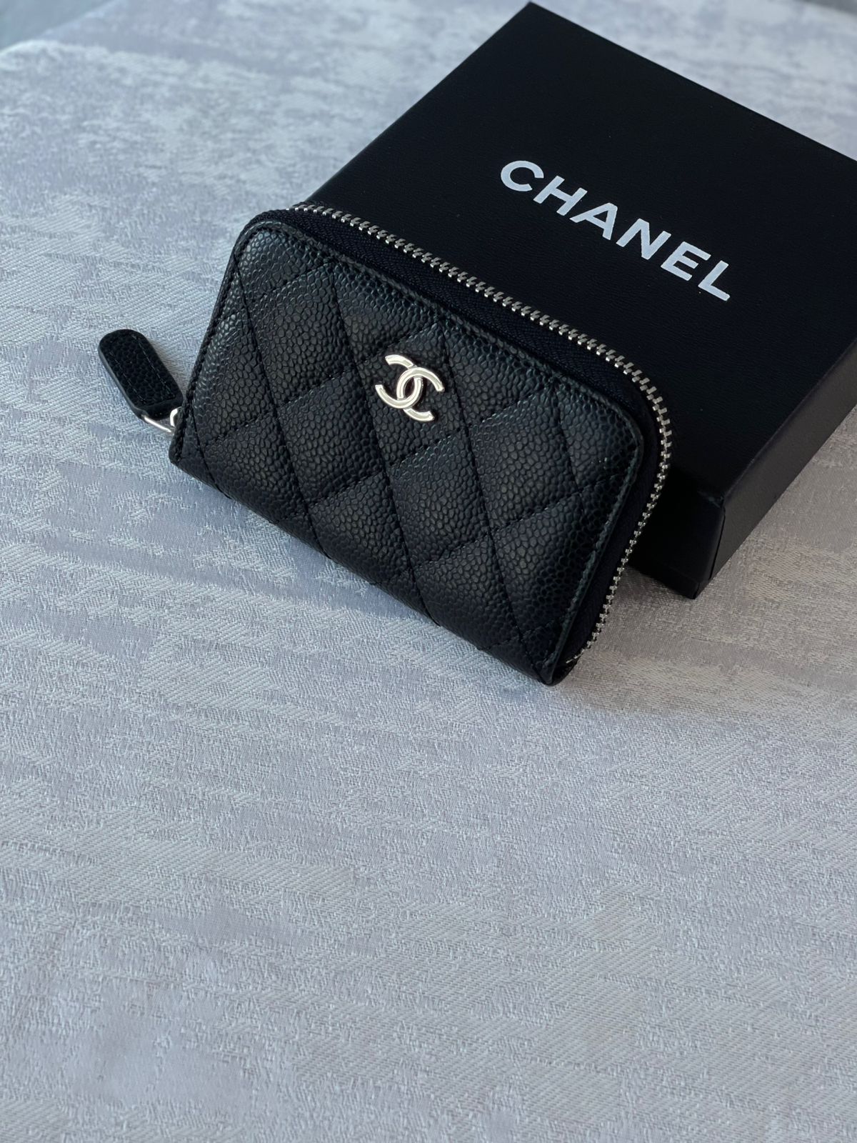 Assorted Chanel Quilted Wallets and Card Holders with Chains