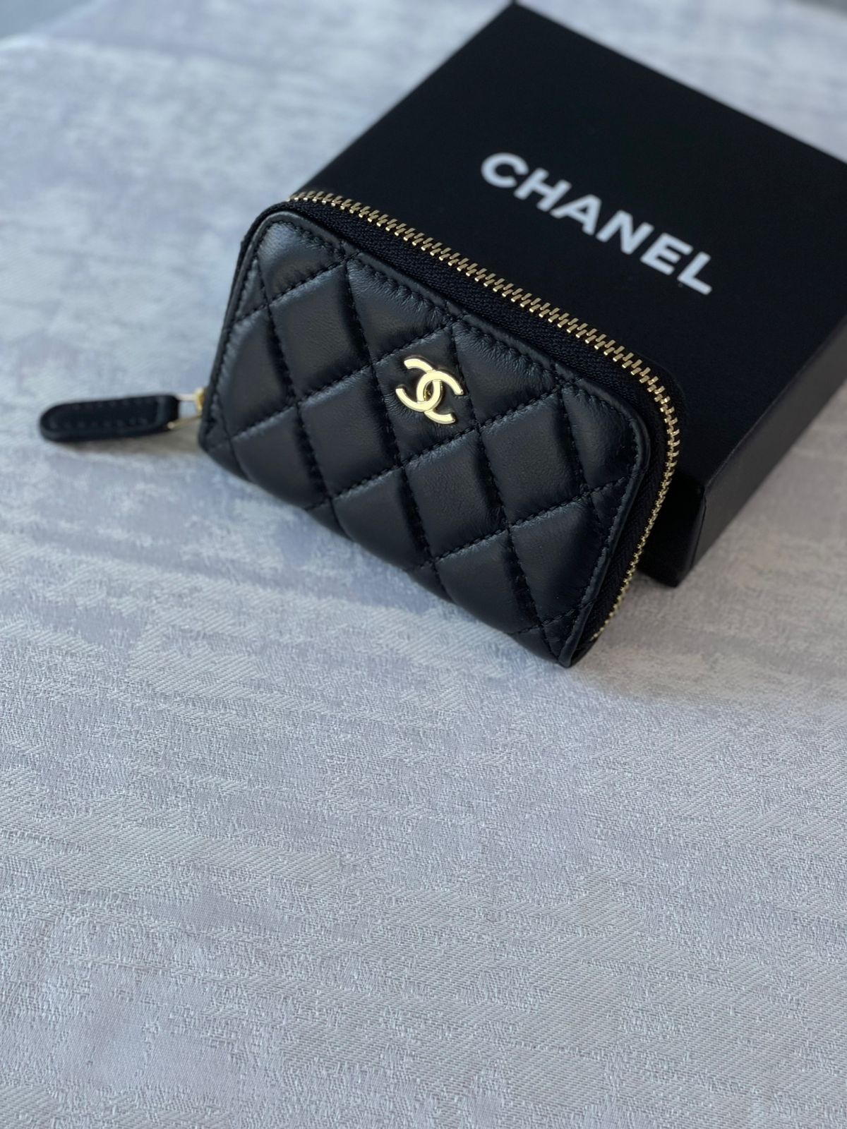 Assorted Chanel Quilted Wallets and Card Holders with Chains
