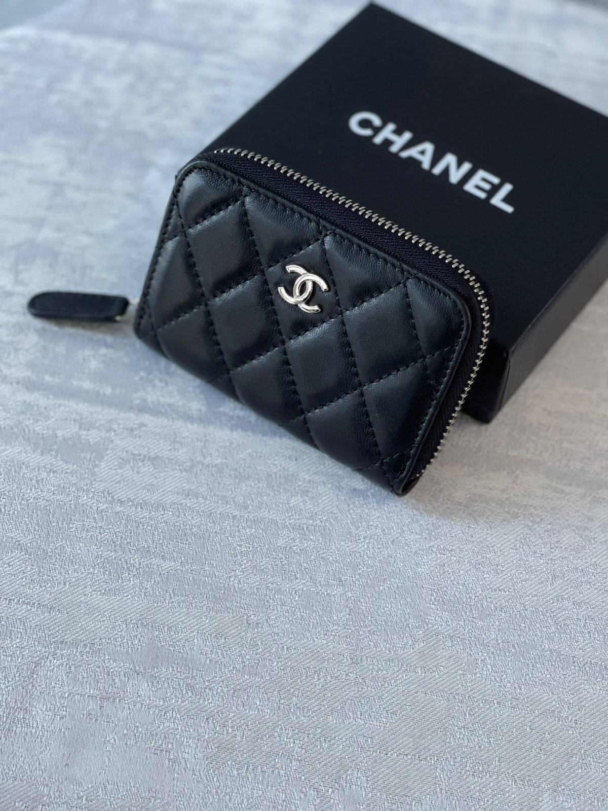 Assorted Chanel Quilted Wallets and Card Holders with Chains