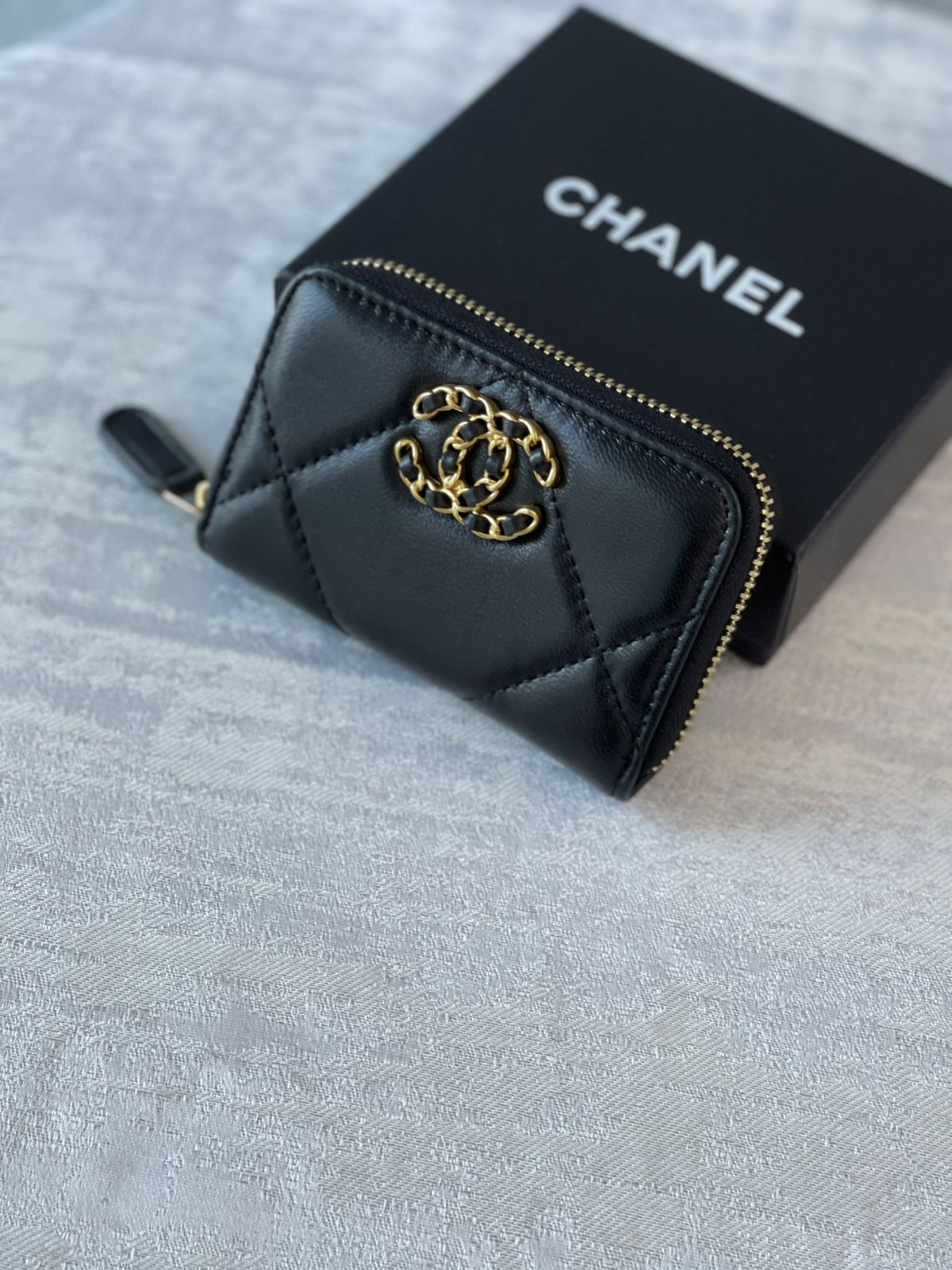 Assorted Chanel Quilted Wallets and Card Holders with Chains