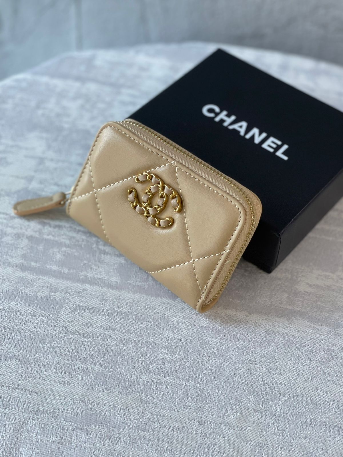 Assorted Chanel Quilted Wallets and Card Holders with Chains