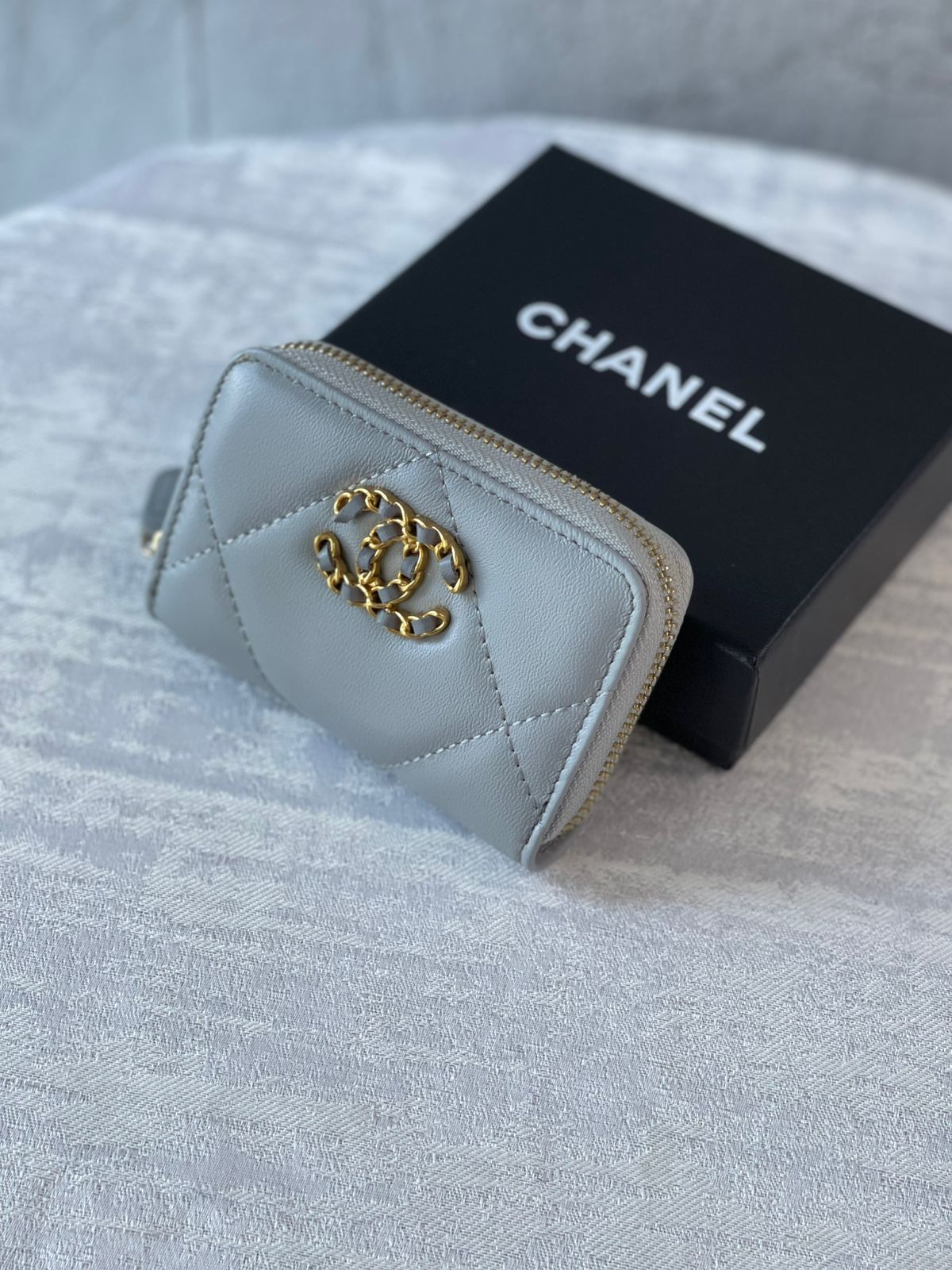 Assorted Chanel Quilted Wallets and Card Holders with Chains