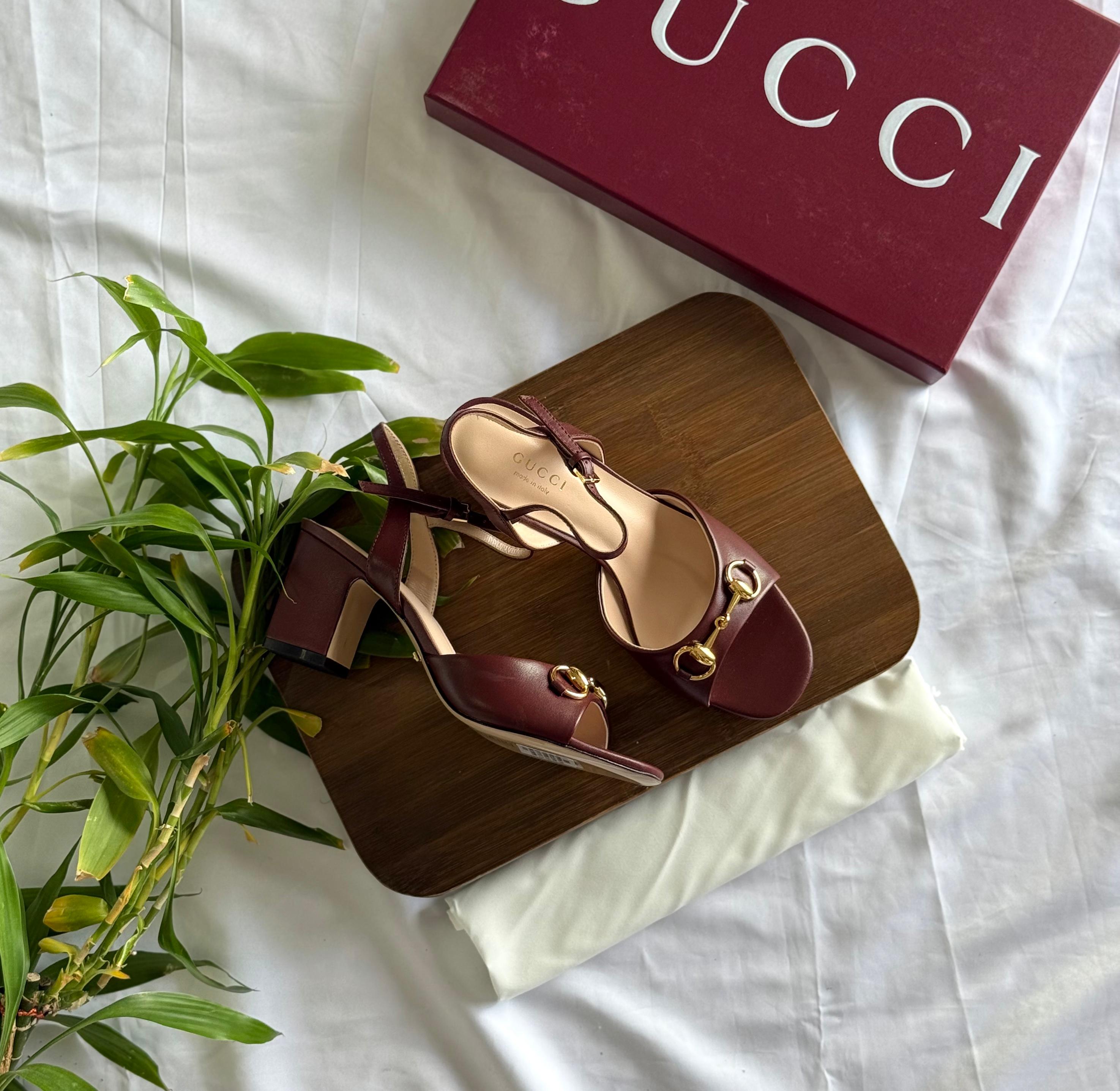 Assorted Gucci Horsebit Detail Sandals and Heels