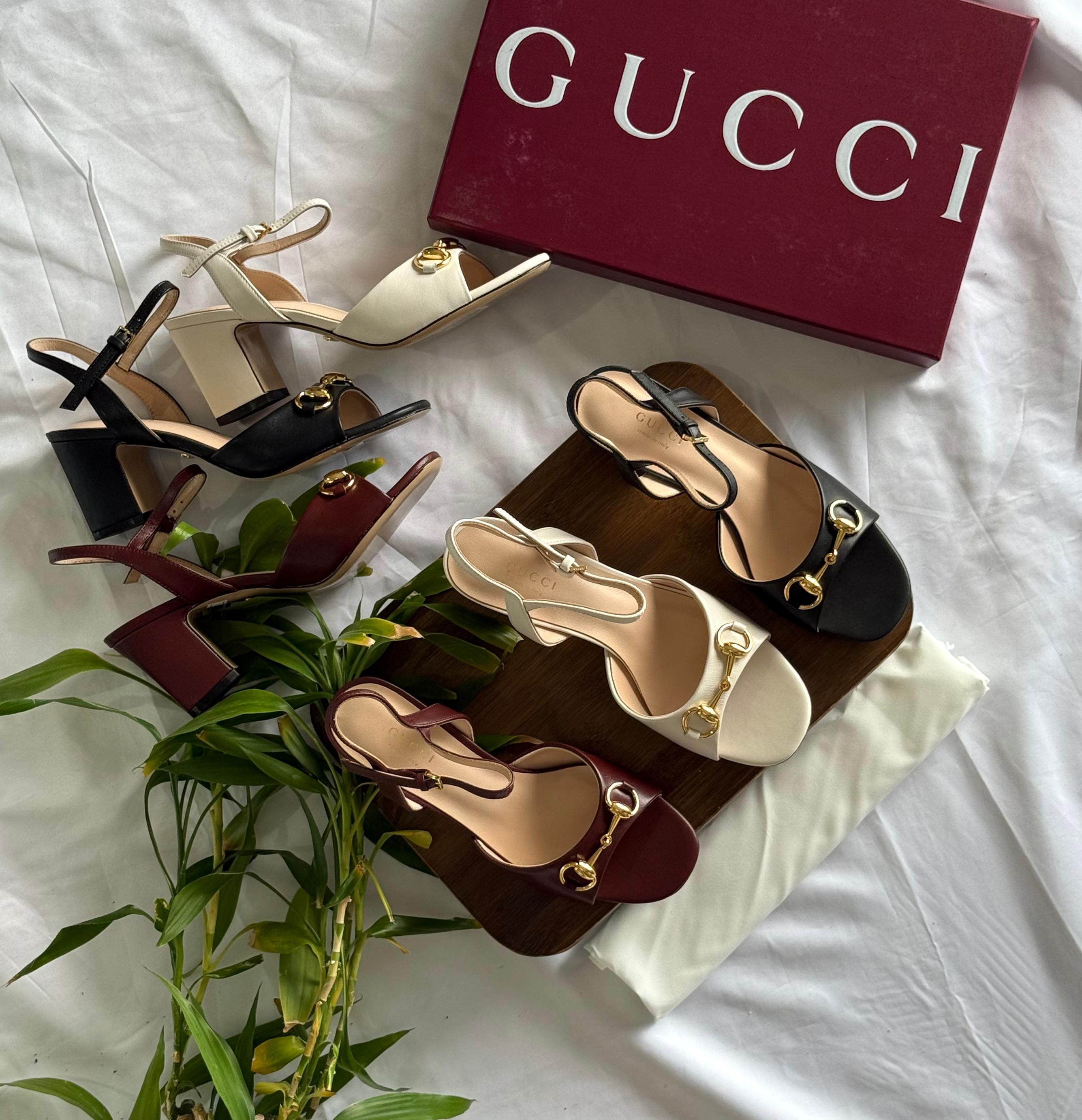 Assorted Gucci Horsebit Detail Sandals and Heels